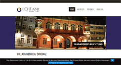 Desktop Screenshot of licht-an.de